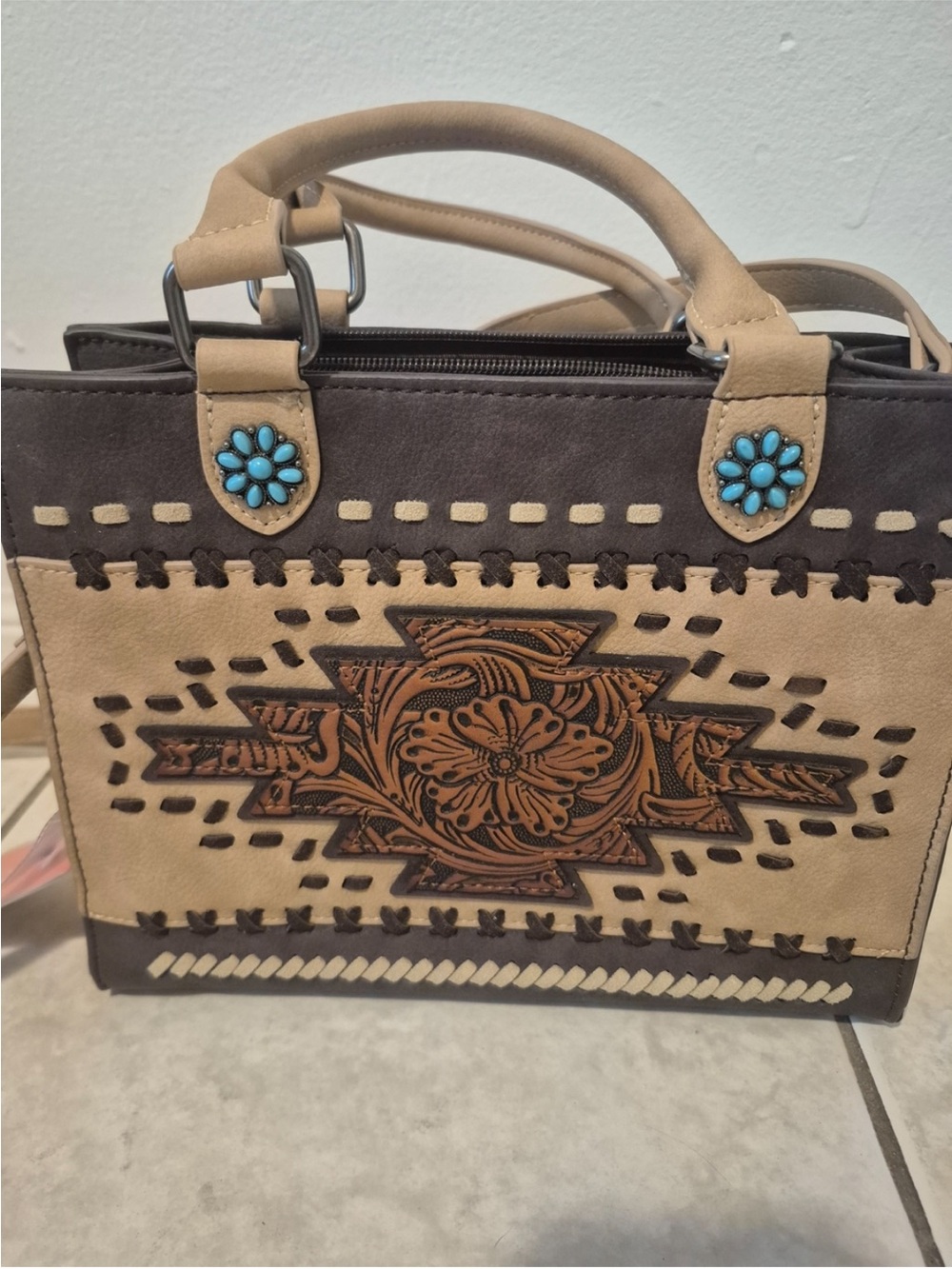Montana West Western Aztec Tote